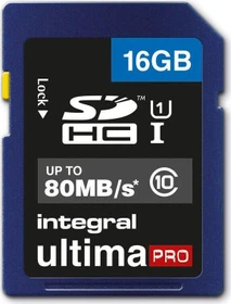 Integral ultima PRO R80 16GB, UHS-I U1, Class 10
