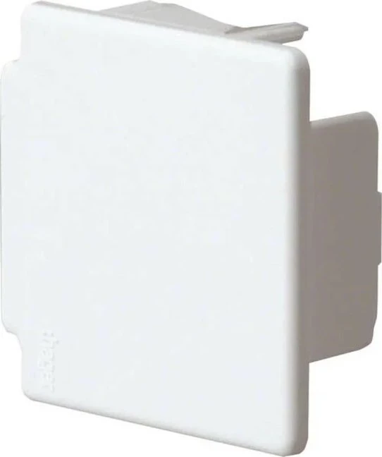Hager Endstück halogenfrei zu Leitungsführungskanal LF 40x40mm verkehrsweiß