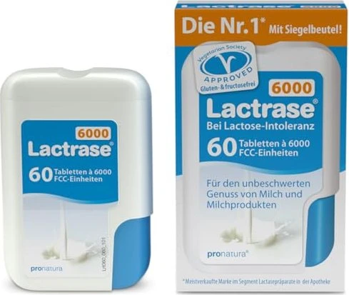 Lactrase 6000 Mini-Tabletten, 60 Stück