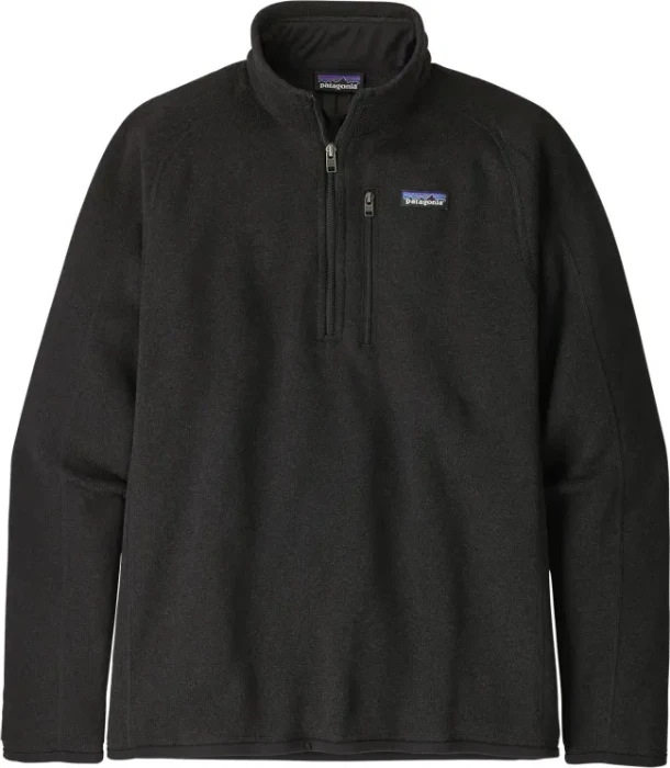Patagonia Better Sweater 1/4-Zip Fleece Pullover schwarz (Herren)