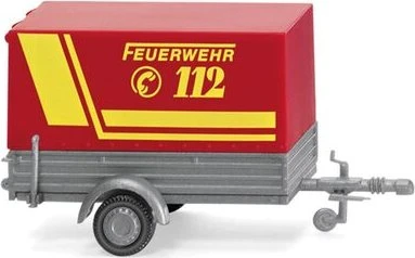 Wiking Modern Edition Feuerwehr Pkw-Anhänger