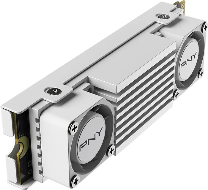 PNY CS3150 White 2TB, M.2 2280 / M-Key / PCIe 5.0 x4, Kühlkörper