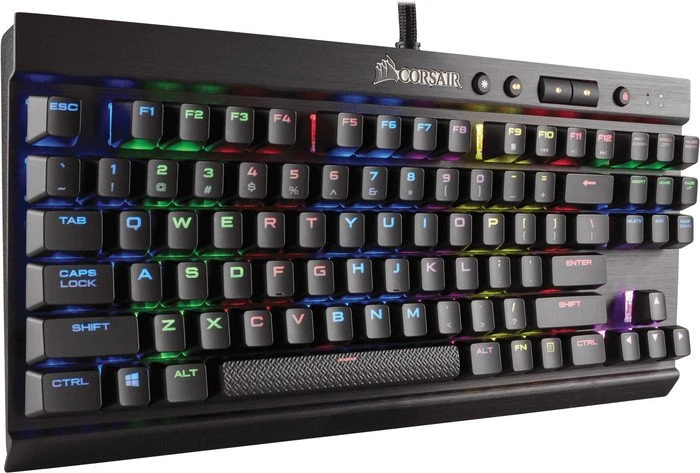 Corsair Gaming K65 RGB Rapidfire Compact, MX SPEED RGB Silver, USB, UK
