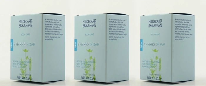 Hildegard Braukmann Body Care 7 Kräuter feste Seife, 125g