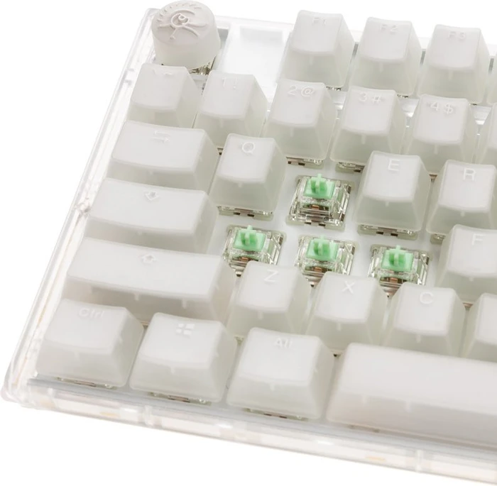 Ducky One 3, Aura White, LEDs RGB, Gateron Baby Kangaroo, USB, US