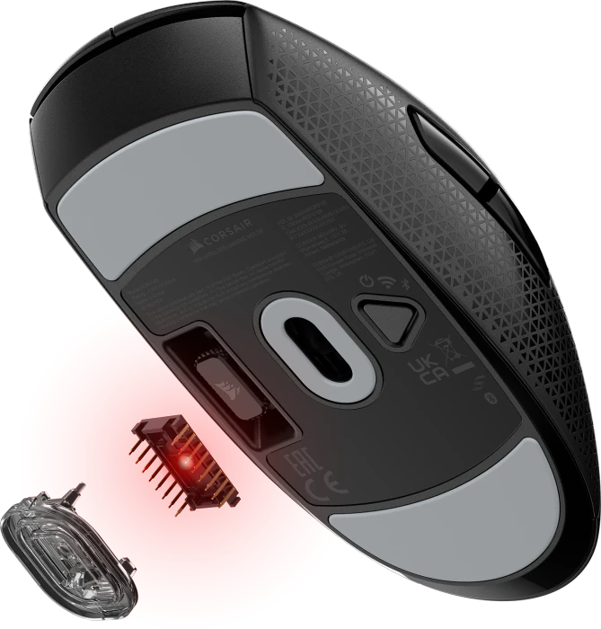 Corsair M55 Wireless Gaming Mouse, schwarz, USB/Bluetooth