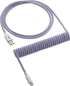 CableMod Classic Coiled Keyboard Cable USB Micro-B auf USB-A, Tastaturkabel (Spiral-Textilkabel), 1.5m, Rum Raisin