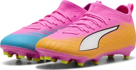 Puma Ultra 6 Match FG/AG poison pink/puma white/sun stream/bright aqua (Junior)
