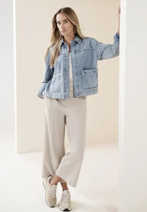 Street One Helle Waschung Jeansjacke light blue random washed (Damen)