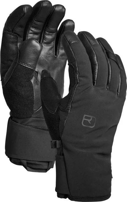 Ortovox Merino Mountain Skihandschuhe black raven (Herren)