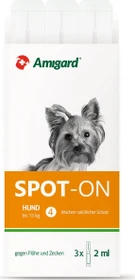 Amigard Spot on für Hunde bis 15kg, 6ml (3x 2ml)