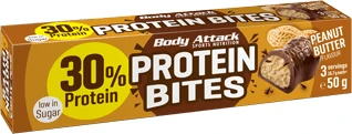 Body Attack Carb Control Protein Bites Erdnussbutter 50g