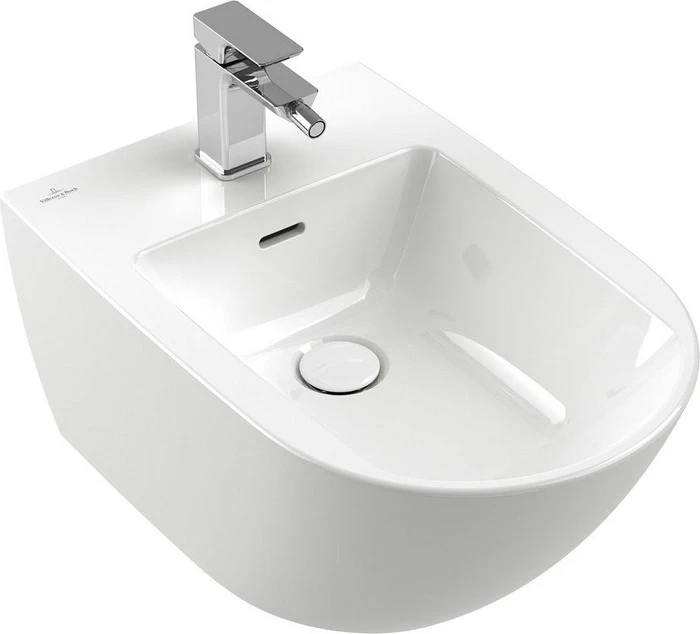 Villeroy & Boch Subway 3.0 Bidet, wandhängend, 375x560mm, weiß alpin ceramicplus