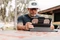 UAG Rugged Bluetooth Keyboard with Trackpad für iPad 7/iPad 8/iPad 9, schwarz, DE Vorschaubild