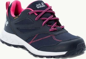 Jack Wolfskin Woodland Texapore Low night blue/pink (Junior)