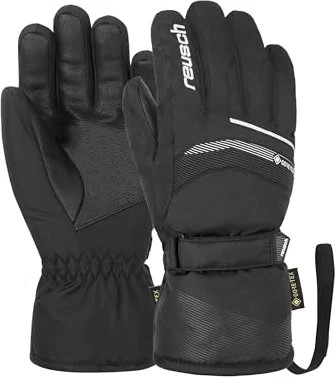 Reusch Bolt GTX Skihandschuhe schwarz/weiß (Junior)
