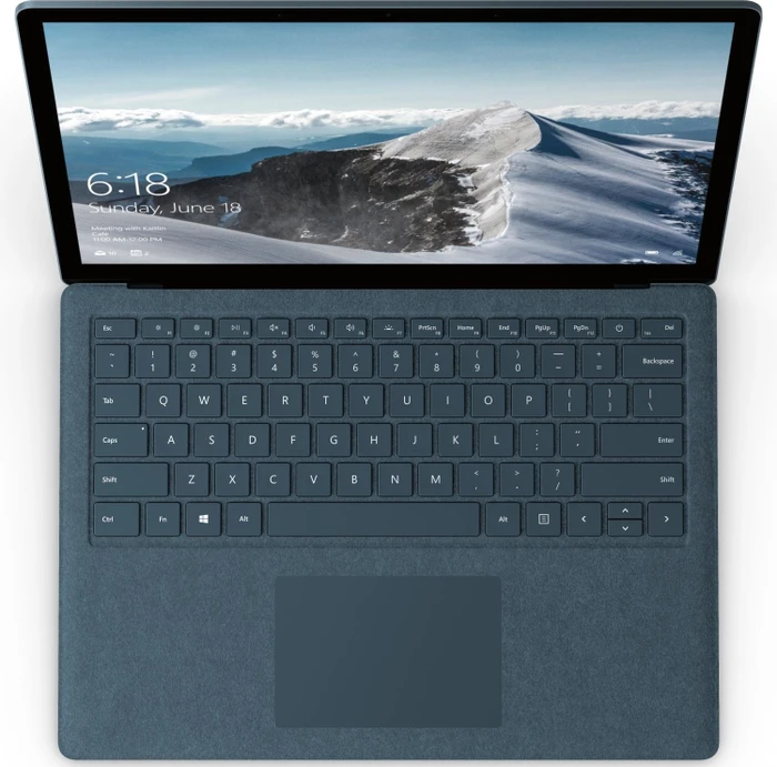 Microsoft Surface Laptop, Kobalt Blau, Core i5-7200U, 8GB RAM, 256GB SSD, DE