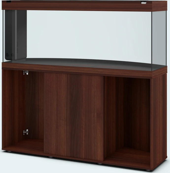 Juwel Vision 450 LED Aquarium-Set mit Unterschrank, dunkles Holz/dunkles Holz, 450l