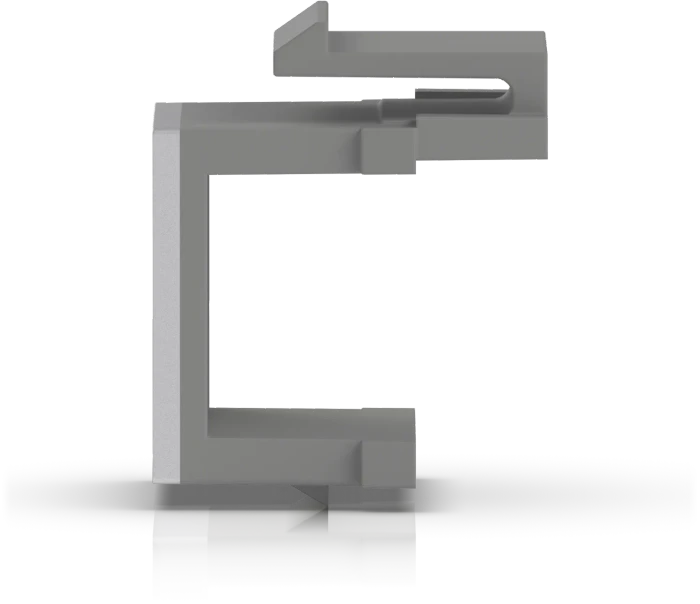 Ubiquiti Blank Insert für Keystone Patch Panel, lichtgrau, 24er-Pack