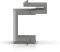 Ubiquiti Blank Insert für Keystone Patch Panel, lichtgrau, 24er-Pack Vorschaubild