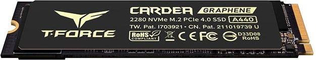 TeamGroup T-Force Cardea Graphene A440 2TB, M.2 2280 / M-Key / PCIe 4.0 x4, Kühlkörper