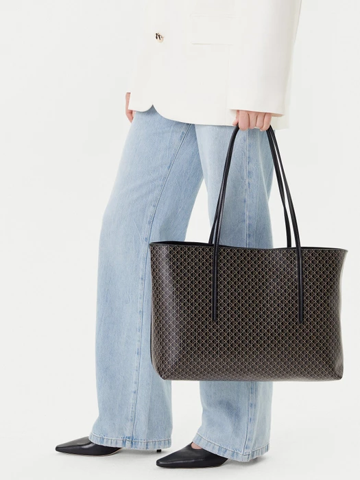 Calvin Klein Emblem Logo Shopper black/aop
