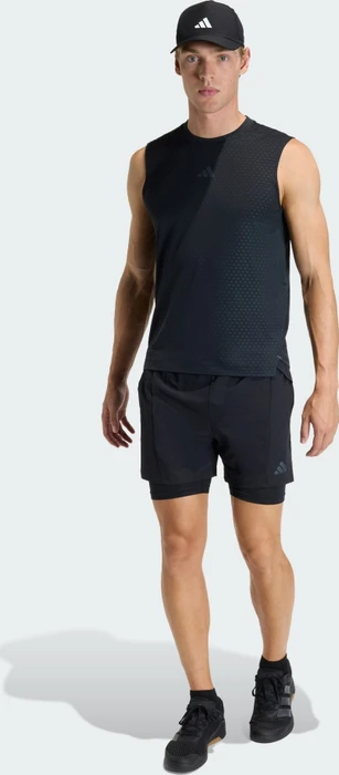 adidas D4T 2in1 Hose kurz schwarz (Herren) (KF6431) – Bild 5 von 8