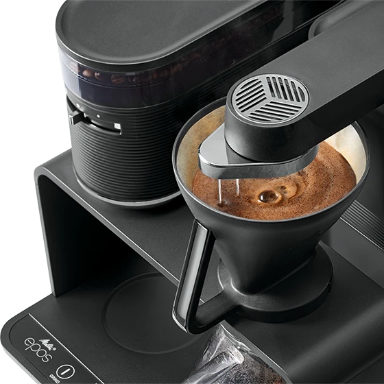 Melitta Epos schwarz/silber
