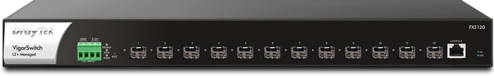 DrayTek VigorSwitch FX Series Rackmount 10G Managed Switch, 12x SFP+