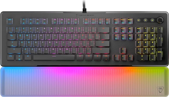 Turtle Beach Vulcan II Max, schwarz, LEDs RGB, TITAN II OPTICAL RED, USB, US
