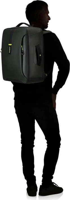 Samsonite Paradiver Light, Underseat Backpack M, Untersitz Handgepäck, Kabinentasche, Flugzeug Rucksack, 45cm, 33l, Jungle Green