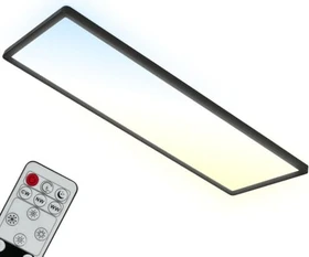 Briloner Slim LED Deckenleuchte 23W 58cm schwarz