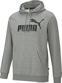 Puma Essentials Big Logo Hoodie medium grey heather (Herren)