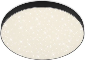 Briloner Flame Star Sternenhimmel LED Deckenleuchte 24.5W 38.7cm schwarz