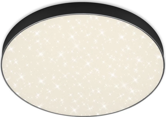 Briloner Flame Star Sternenhimmel LED Deckenleuchte 24.5W 38.7cm schwarz