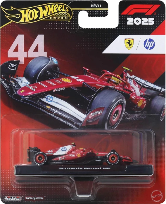 Mattel Hot Wheels Formel 1 Ferrari 44 Hamilton 1:64