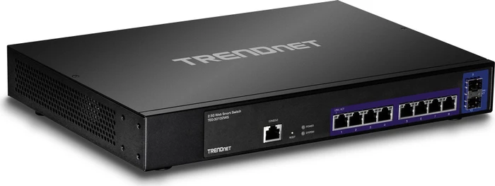 TRENDnet TEG Desktop 2.5G Smart Switch, 8x RJ-45, 2x SFP+