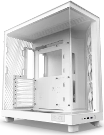 NZXT H6 Flow White, weiß, Glasfenster