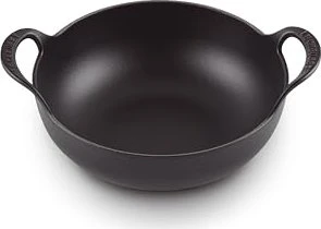 Le Creuset Classic Collection Balti Dish Gusseisen Kochtopf 24cm schwarz matt
