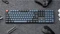 Keychron K5 Pro, schwarz/blau, LEDs RGB, hot-swap, Gateron LOW PROFILE 2.0 BROWN, USB/Bluetooth, DE Vorschaubild