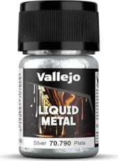 Vallejo Model Color rev.2 Liquid Metal silver, 35ml