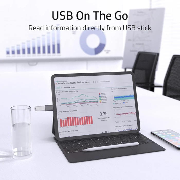 Syntech USB-Adapter, USB 3.0, 5Gb/s, USB-A 3.0 [Buchse] auf USB-C 3.0 [Stecker], Space Gray, 2er-Pack