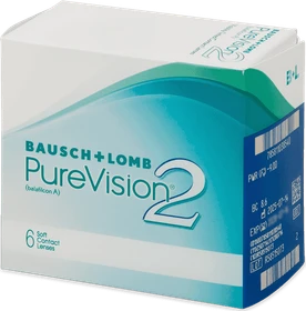 Bausch&Lomb PureVision 2 HD, -9.00 Dioptrien, 6 Stück