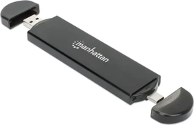 Manhattan M.2 NVMe SSD Enclosure, USB-C 3.1/USB-A 3.1