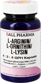 L-Arginin/L-Ornithin/L-Lysin 4:3:4 GPH Kapseln, 100 Stück