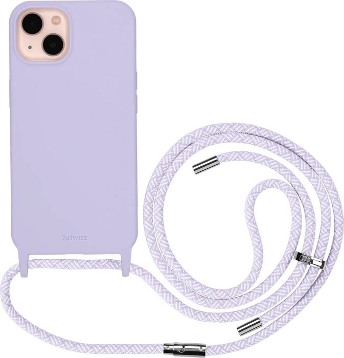 Artwizz HangOn Custodia Per IPhone 12 / 12 PRO Viola | TPU Con Cordino Regolabile E Tasca Porta Carte - 3