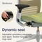 Steelcase Think Bürostuhl mit Armlehnen, beige/avokadogrün Vorschaubild