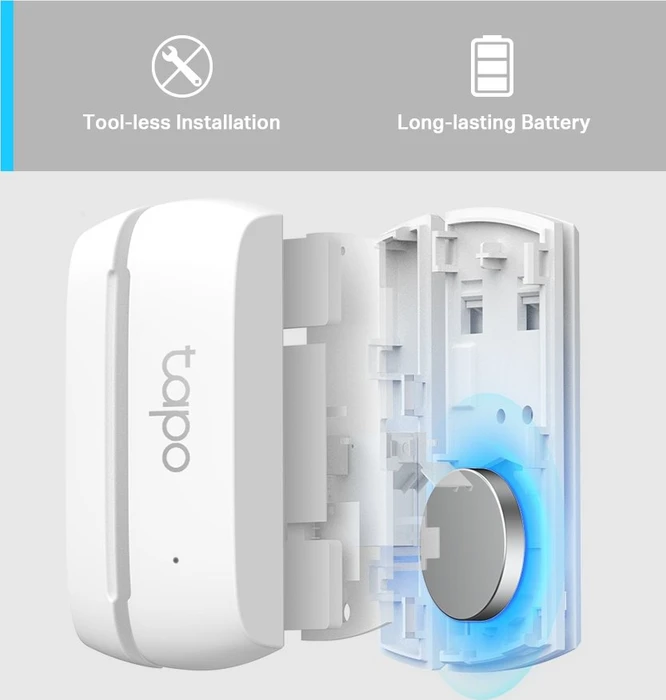 TP-Link Tapo T110 Tür-/Fenstersensor, Schließ-/Öffnungssensor