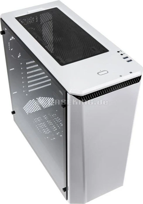Phanteks Eclipse P400 Tempered Glass Edition weiß, Glasfenster
