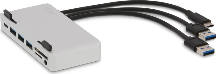 LMP USB-C Attach Dock Pro, Space Gray, 1x USB-C 3.0 [Stecker], 2x USB-A 3.0 [Stecker]